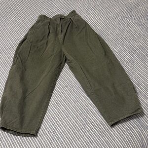 Women's Olive Cropped Pants